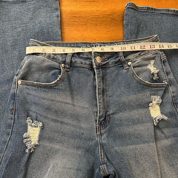 ‎Madden Girl flare jeans Y2K women’s size 28 - Picture 5 of 7